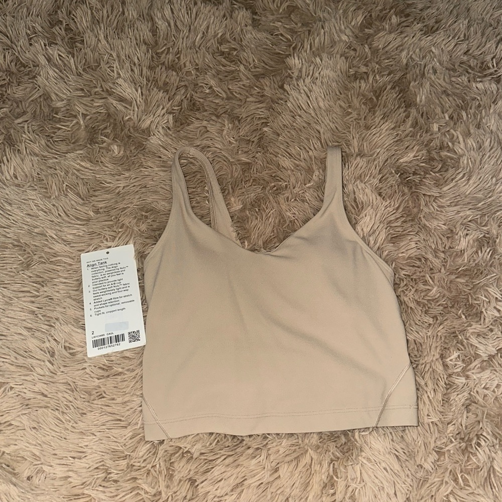 Lululemon NWT Align Tank - caul size 2